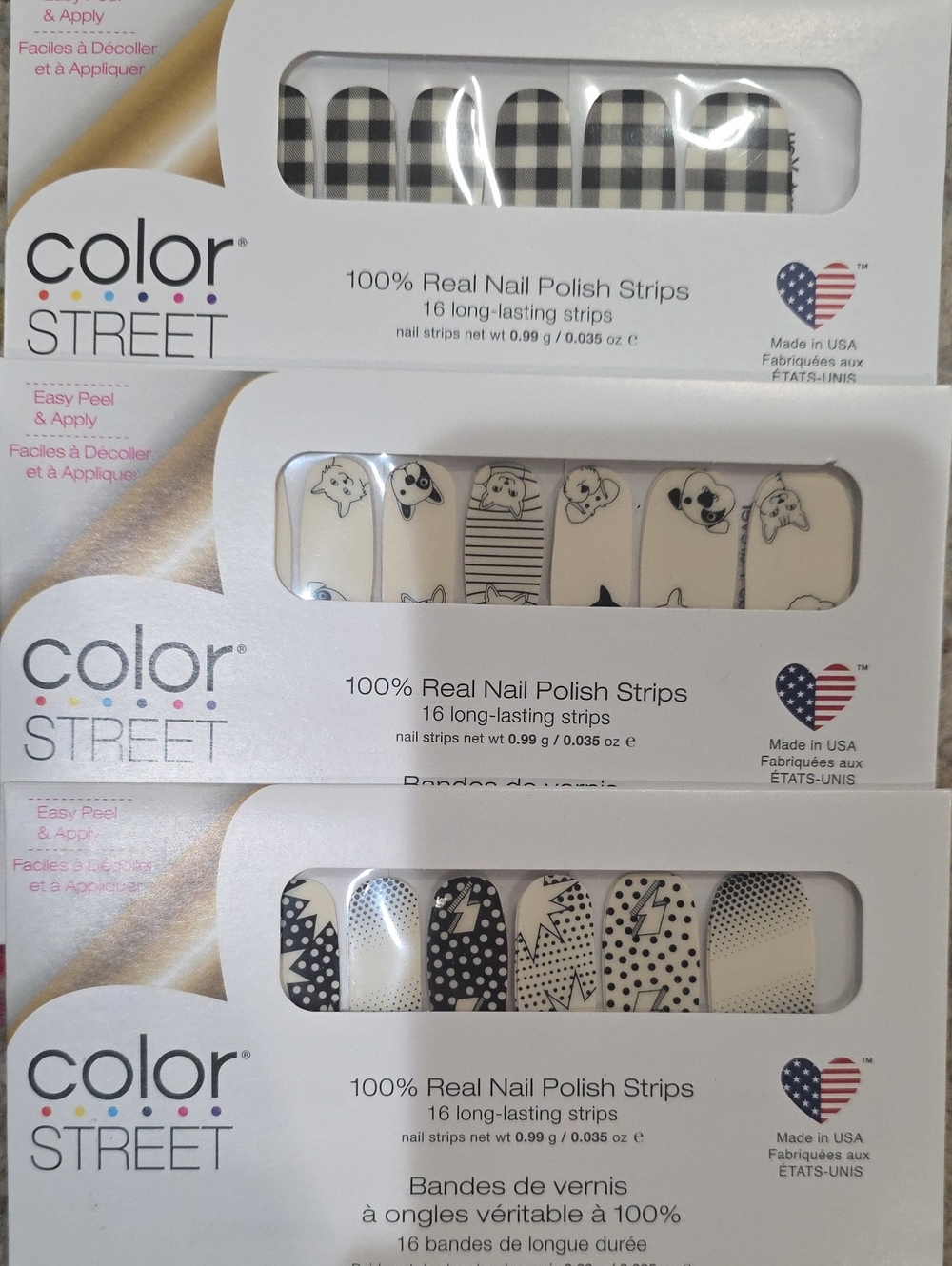 Color Street Clear Overlay Nail Polish strips